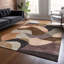 Tapis abstrait intérieur / extérieur lavable à la machine Jacinto ACN2141-888986478