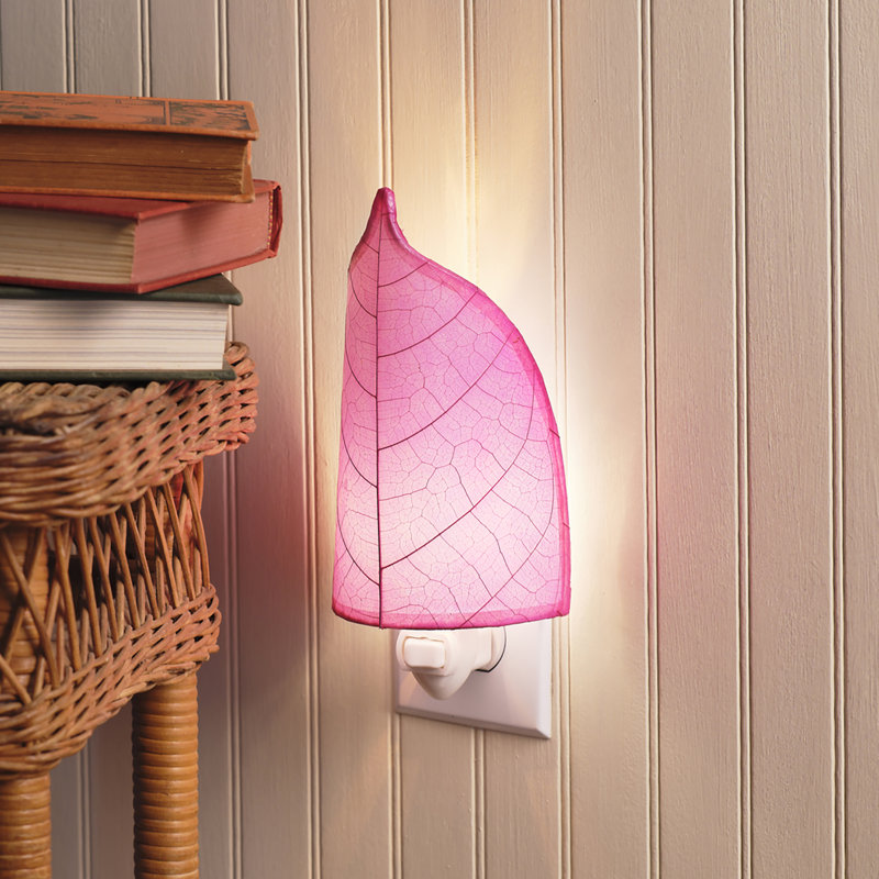 Leaf Night Light, Pink