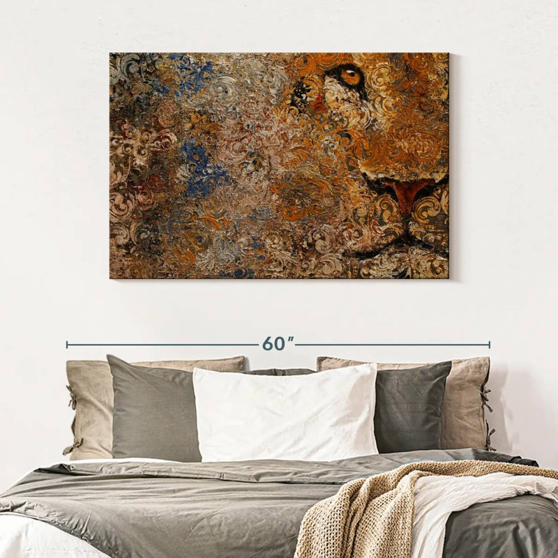 Brampt Barbary Lion, 32" H x 48" W