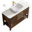 Meuble-lavabo autoportant avec tablette ouverte-234898008
