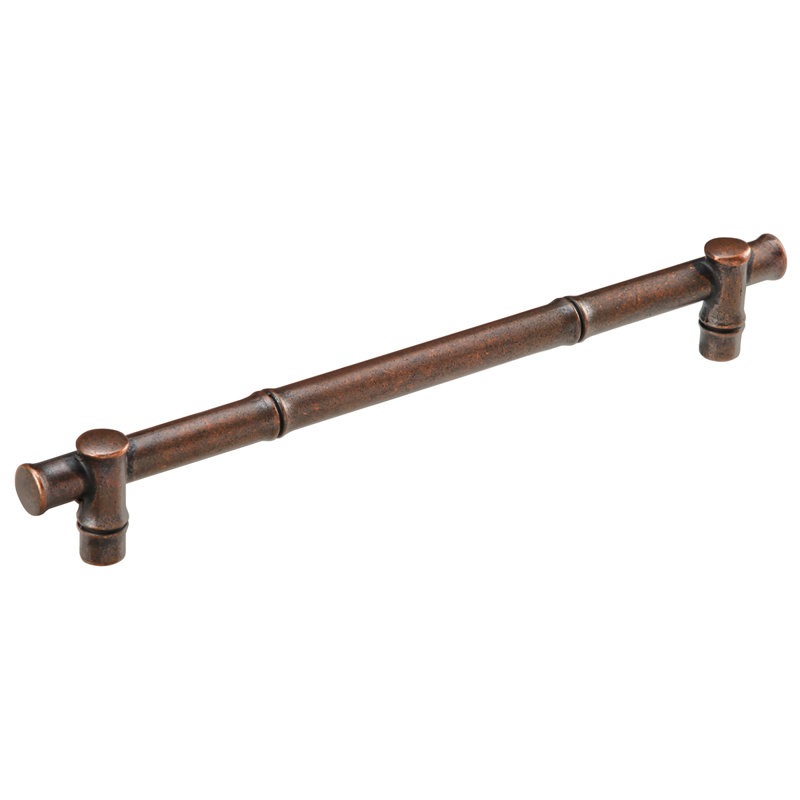 21 barre de traction centrale 2/3" Junzi, Cuivre antique foncé, 21 2/3"