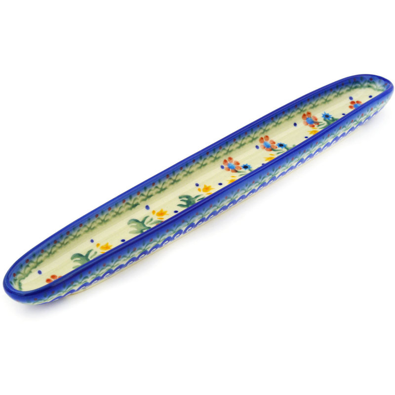 Spring Flowers Stoneware Platter