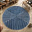 GLN Rugs Contemporary Collection - Machine Washable Modern Area Rug, Contemporary Washable Rug, Non Slip Area Rug, Abstract Living Room Rug, Bedroom Rug, Bathroom Rug (Blue Rug)-259992409