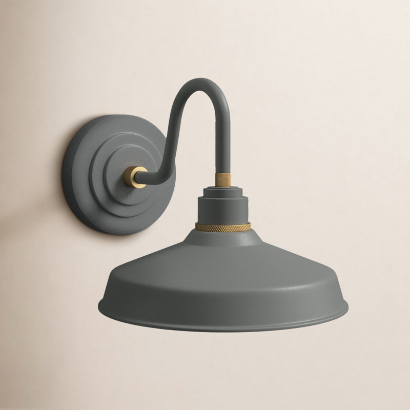 Marsi Aluminum Wall Light, Dark Matte Gray