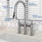 Bridge Kitchen Faucet with 24" Pull-Out Hose & 3-Function Sprayer-121147064