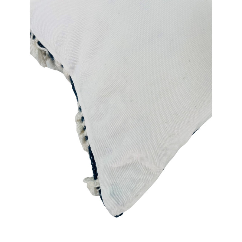 Yakhlef Fringed Outdoor Throw Pillow