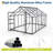 8x12 Greenhouses for Outdoors, Polycarbonate Walk-in Green House with UV Protection, Heavy Duty Greenhouse with Windproof Aluminum Frame, Roof Vent & Quick-Install Design for Backyard or Garden Use