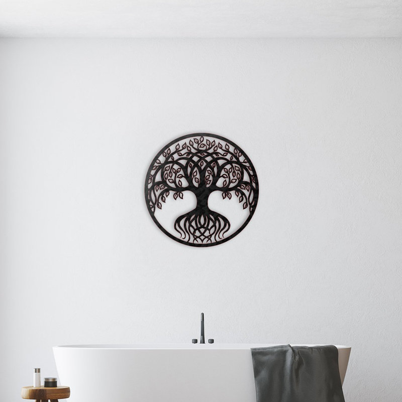 Traditional Trees And Nature Wall Decor on Metal