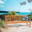Acworth Outdoor Teak Bench-178032875