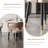 19.69"Gray Nappa Leather Solid Wood Dining Chairs-641303039-641303012
