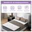 Matelas à plateau-coussin hybride simple XL de 14 pouces avec gel rafraîchissant et ressorts ensachés NapQueen Isabella-351620650