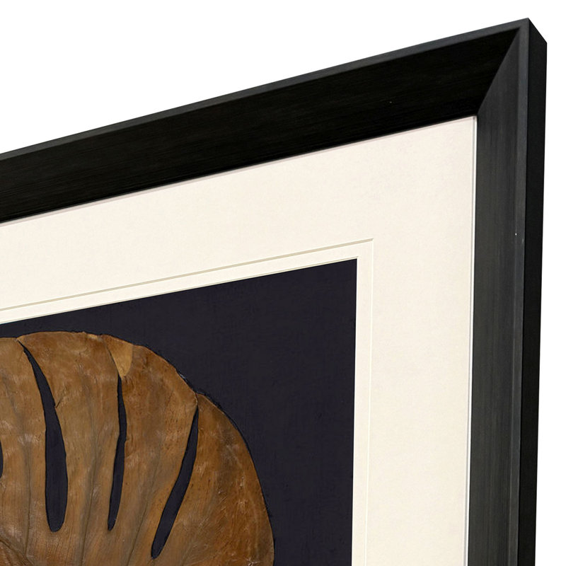 Art encadré doré Monstera II
