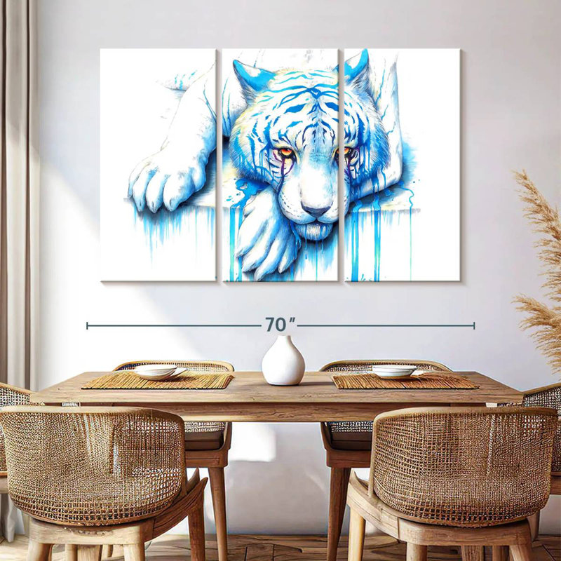Brampt Blue Tears, 24" H x 38" W