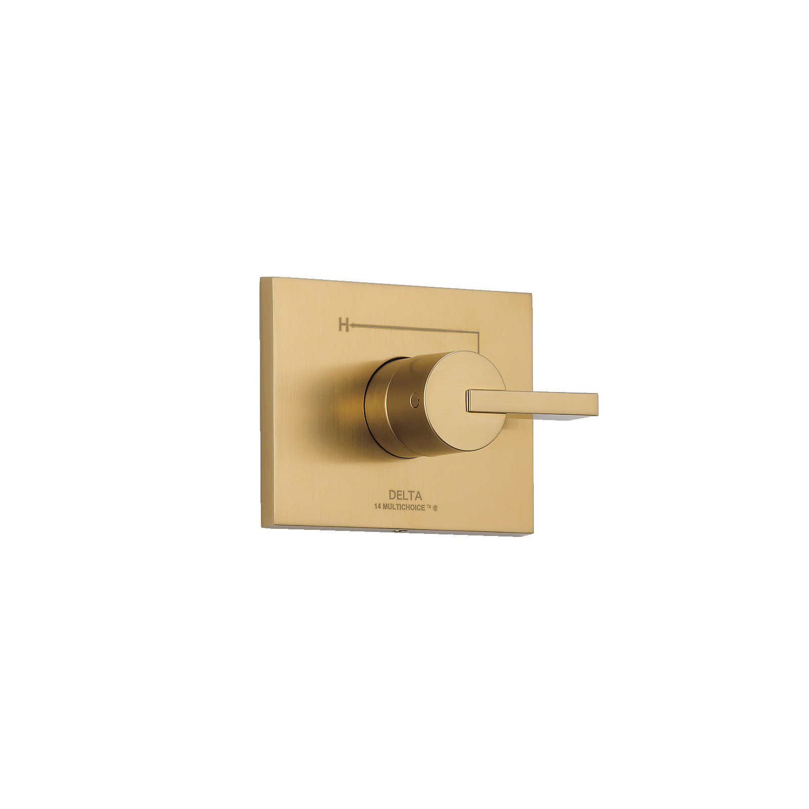 Vero Faucet Trim with Lever Handles, Brilliance Champagne Bronze