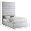 Elessio Linen Textured Fabric Bed-1052716063-1052716064
