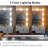 Makeup Vanity with Mirror and Lights, 3 Lighting Modes,Vanity Desk with Power Outlet ,9 Drawers Makeup Table with Chair, Glass Top vanity set-1556778111