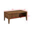 Table basse cannelée moderne Mid Century