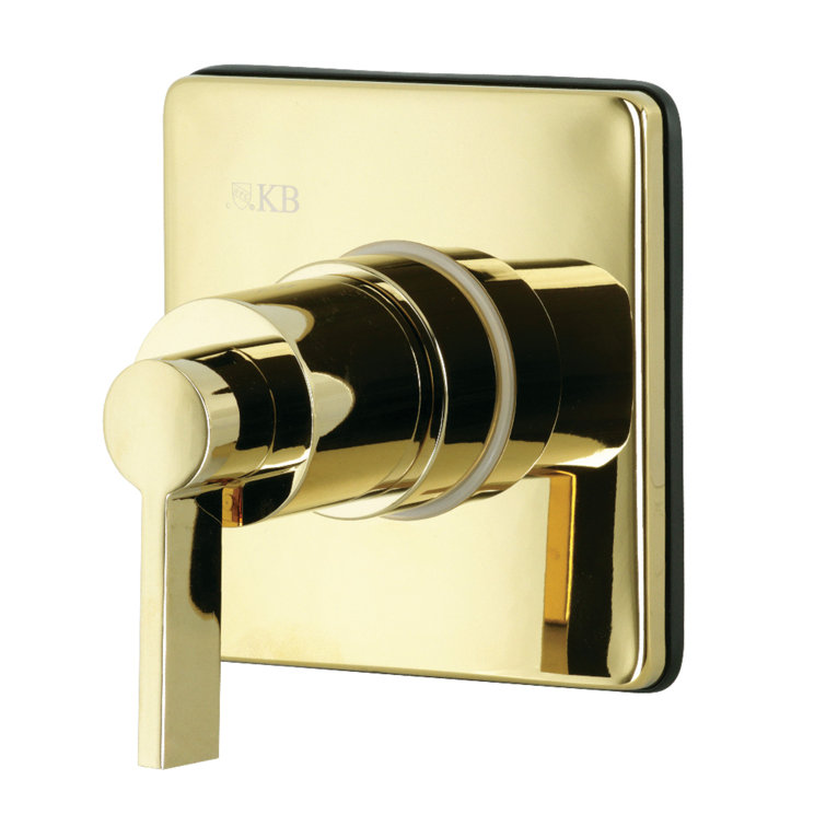 Kingston Brass NuvoFusion Single-Handle Wall Mount Three-Way Diverter Valve with Trim Kit