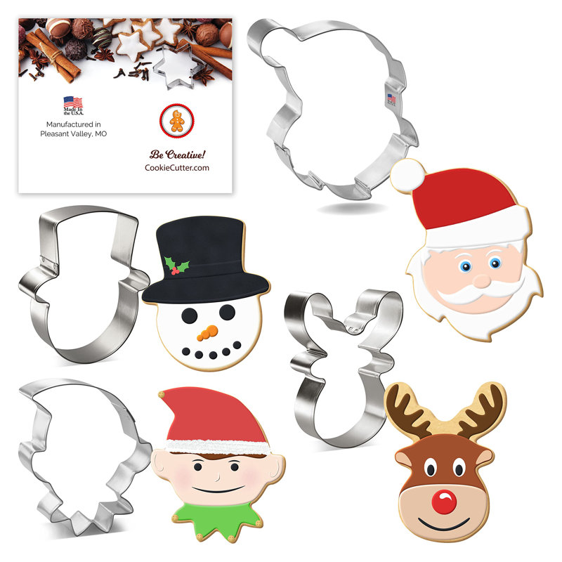 Ensemble d'emporte-pièces de Noël 4 pièces Cookciutter.Com