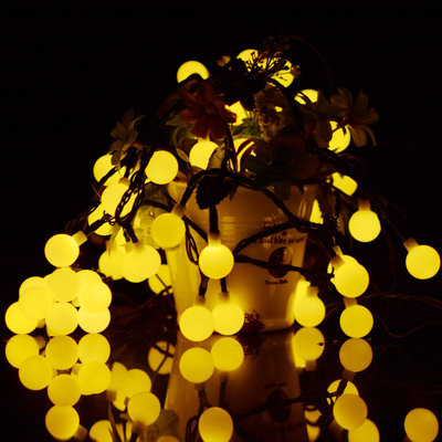 LED Solar String Light 1 - Bulb 252'' Solar Powered LED Fairy String Light