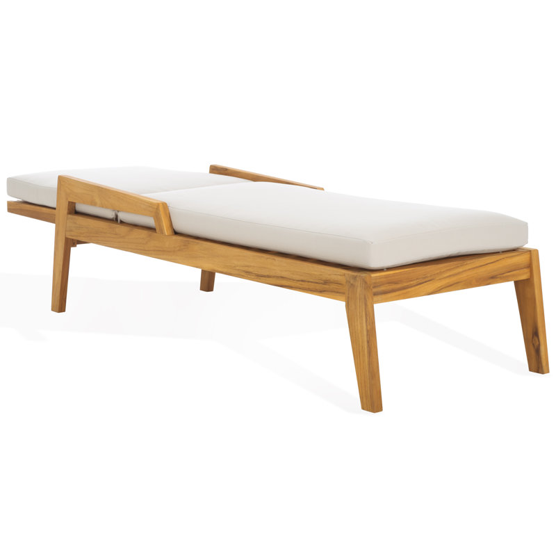 Headly Brazilian Teak Chaise Lounge