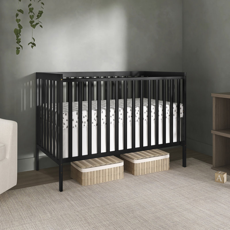 Synergy Convertible Crib, Black