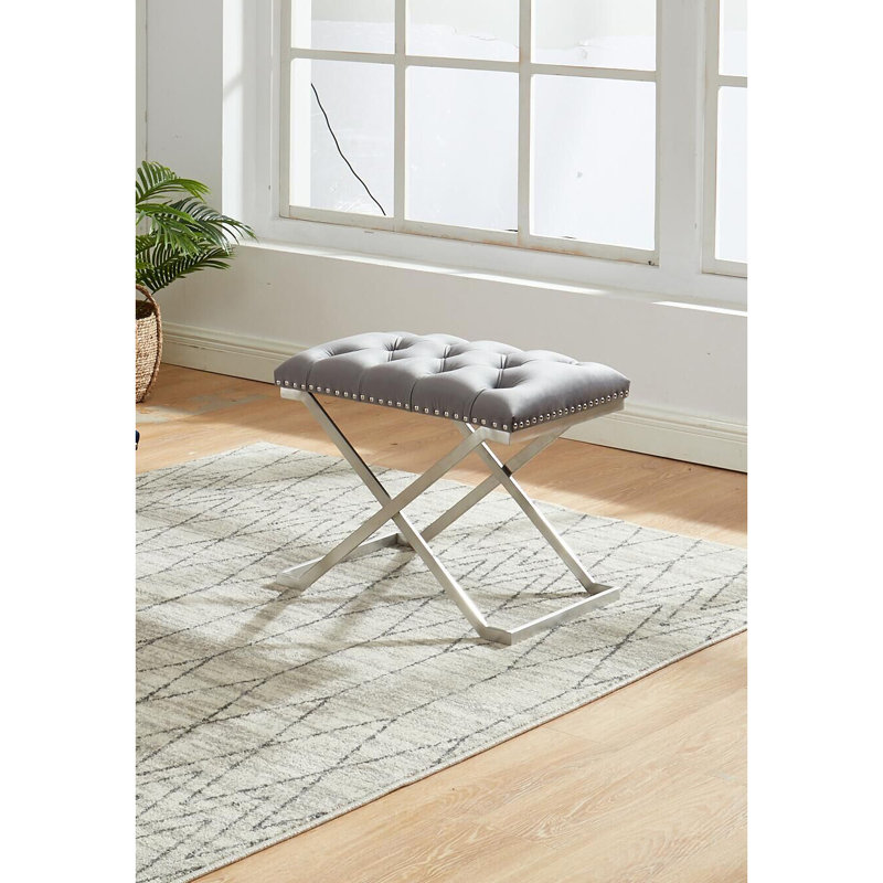 Repose-pieds Brame Imperial, Gris, Argent