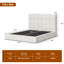 Lit plateforme double capitonné-130118652-130118650