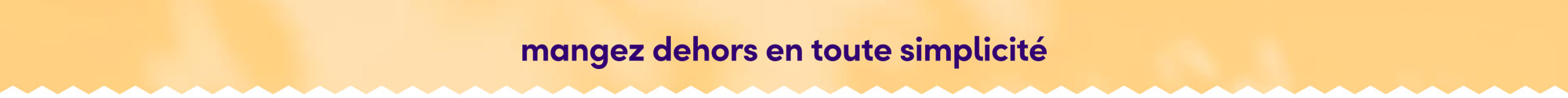Mangez dehors en toute simplicité