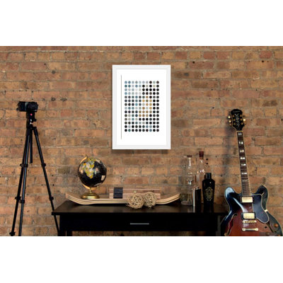 «Modern Art - Earthy Dots», impression