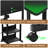 Height Adjustable C Table with USB Port and Wheels-1479081990