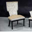 Upholstered Side Chair in Beige