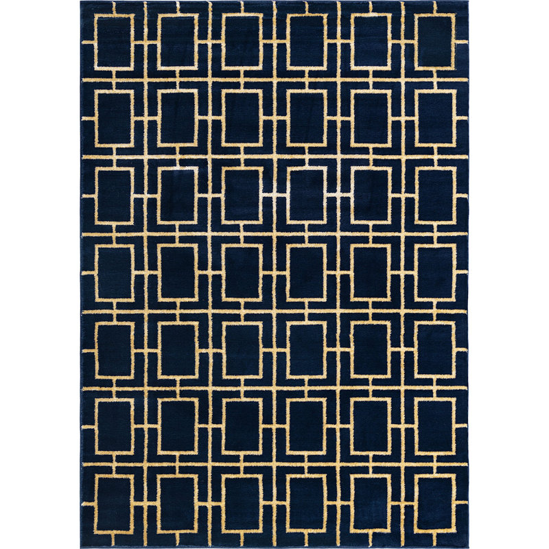 Corando Geometric Indoor Rug, Rectangle 7' x 10'