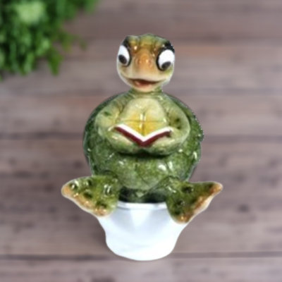 Figurine 4,25 "H Green Sea Turtle