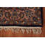 Tapis bleu en soie 3 x 5