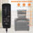 Ergonomic Massage Recliner Chair, 160° Manual Reclining Lounge Chair with 8 Modes & Remote Control-569041217