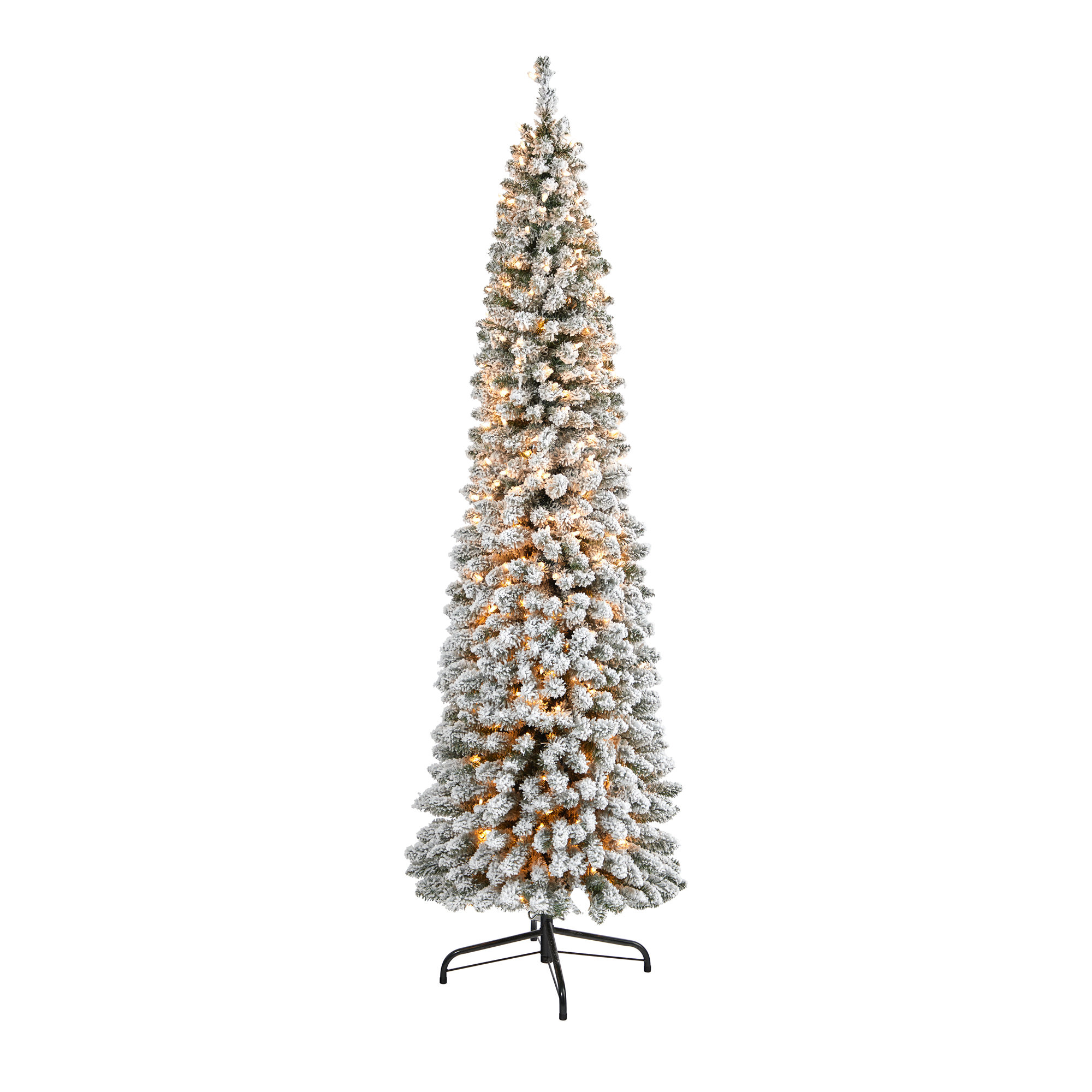 Lighted Artificial Spruce Christmas Tree, 7' H