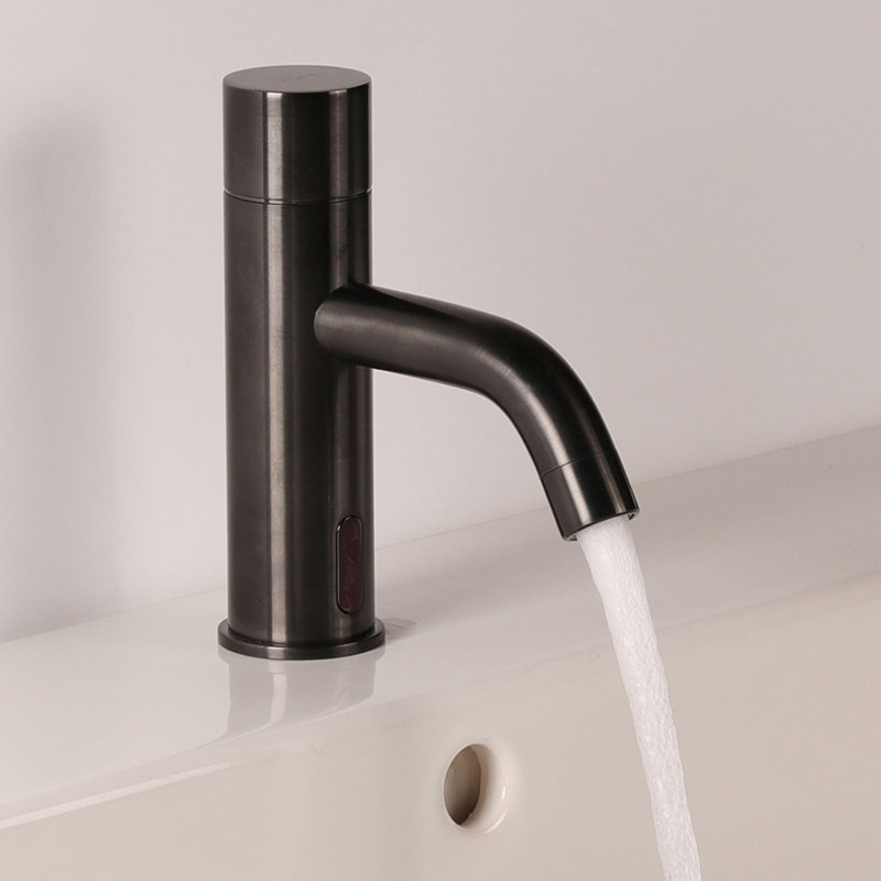 Zoom Single Hole Bathroom Faucet, Titanium