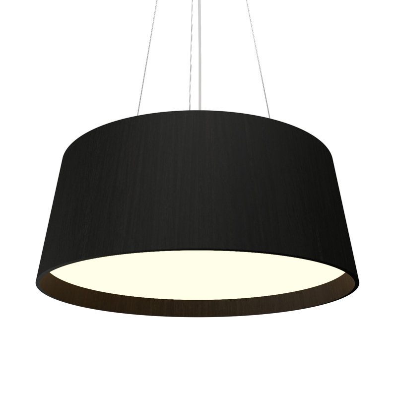 1 - Light LED Pendant, Charcoal