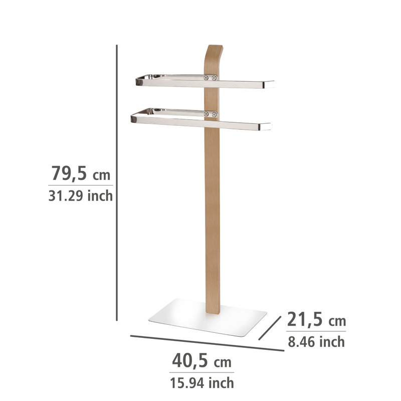Samona 4 Towel Stand, Natural