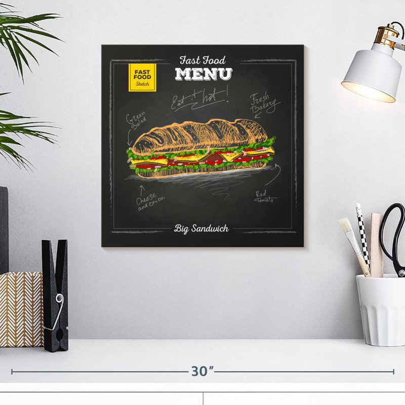 Yarlin Big Sandwich, 16" H x 16" W