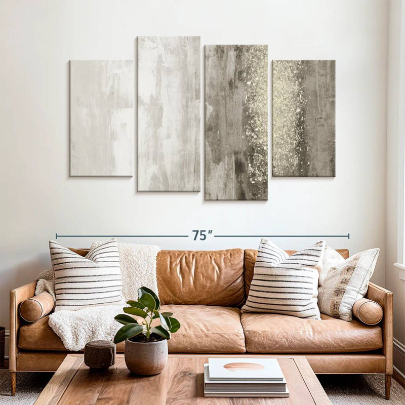 Avery Glitter Rain I, 42" H x 68" W