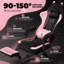 Marlow Home Co. Adjustable Swiveling PC & Racing Game Chair-1698838215