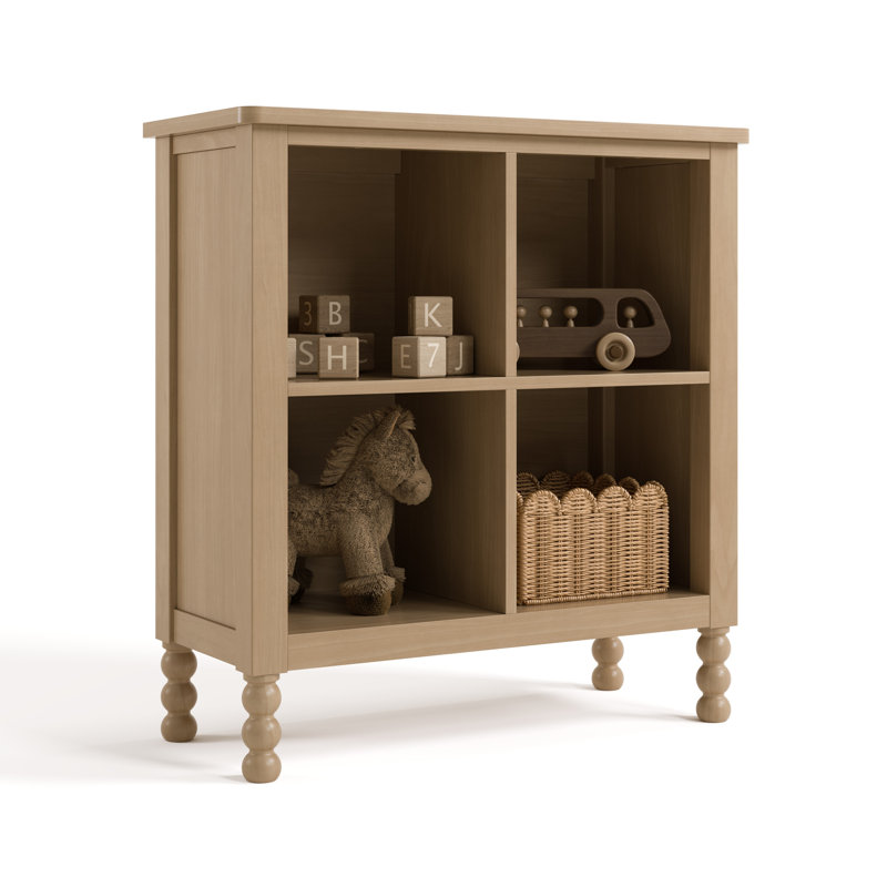 Rio 4 Cube Storage Organizer Bookcase, Driftwood