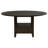 Grechen 60-inch Round Dining Table with Drawer Dark Cocoa