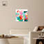Art mural moderne abstrait sur toile, formes différentes modernes par Art Remedy-104439410-104439398