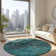 Alfonzo Stain Resistant Abstract Area Rug