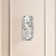 Glissando Steel LED Flush Mounted Sconce