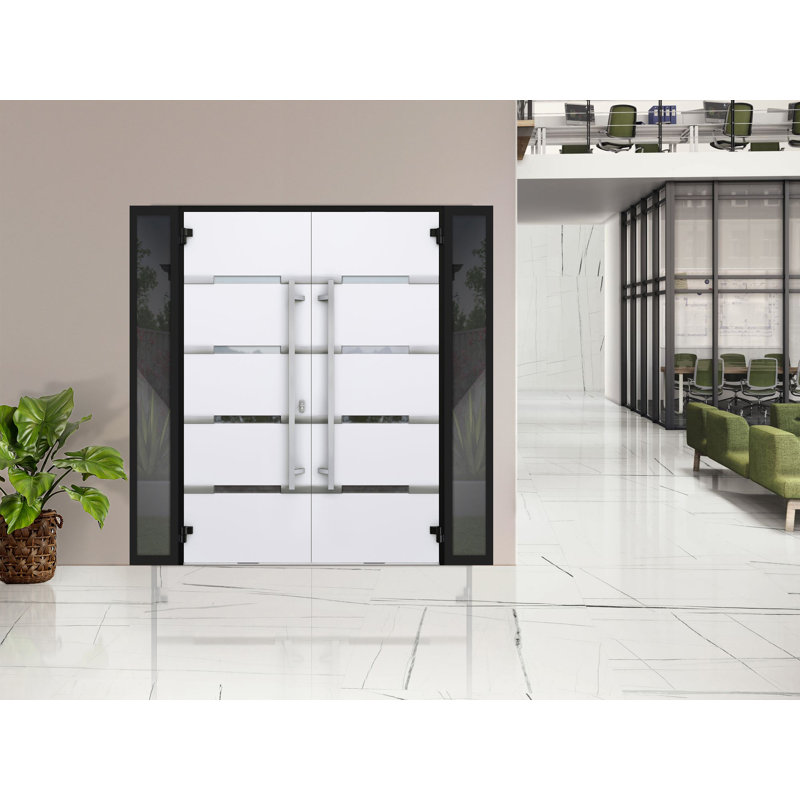80'' Front Entry Doors, Left Hand/Inswing, 80" H x 96" W