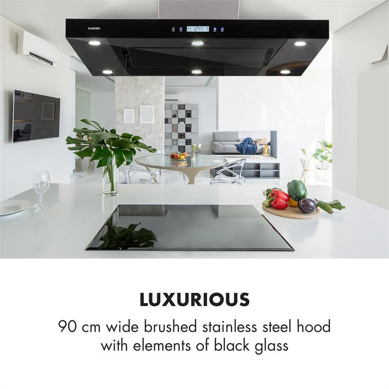Valeria 90cm Island Cooker Hood